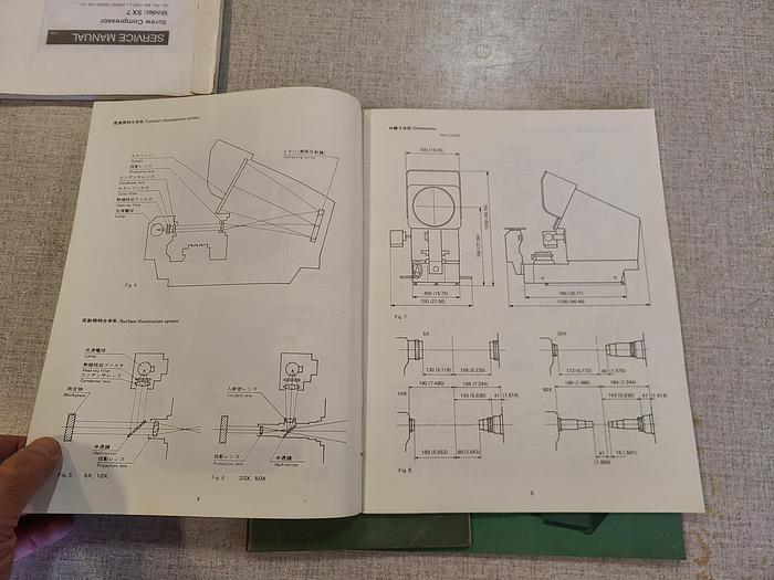 Used Mitutoyo PH 350 Optical Comparator 14 Inch