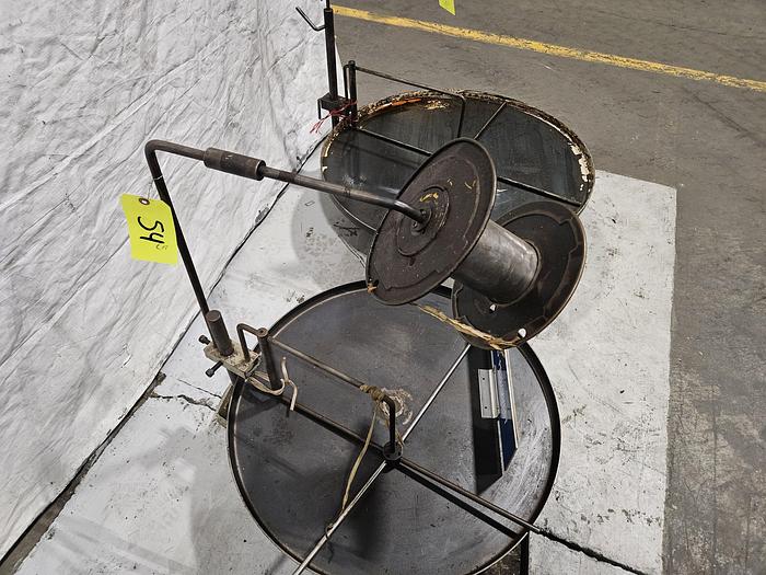 Used 24 inch Stock Reel Metal Material Strip Wire Payoff Stamping Machine Feed