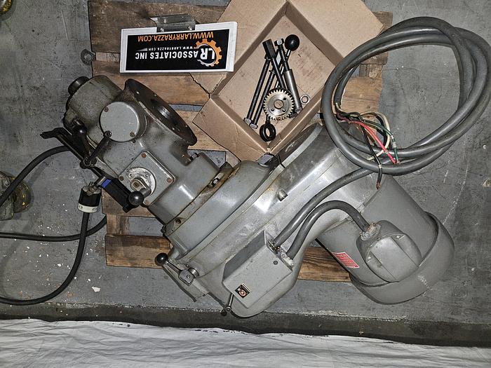 Used Bridgeport Variable Speed Mill Head 1-1/2 HP 230V 3 Phase HEAD REPLACEMENT ...TESTED!!!