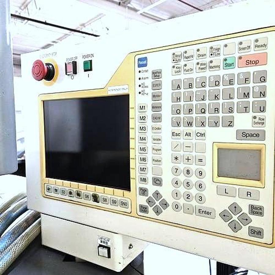 Used MITSUBISHI FA20 CNC WIRE EDM – W21FA-2 – AUTO WIRE THREADING – SUBMERGED MACHINING – U/V TAPER – CHILLER / FILTRATION SYSTEM – COMPLETE MACHINE
