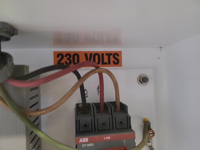 Used Timesavers Model 1111-11-0 Dry or Wet Conveyor 9" Belt Sander Mini Belt Semi Automatic