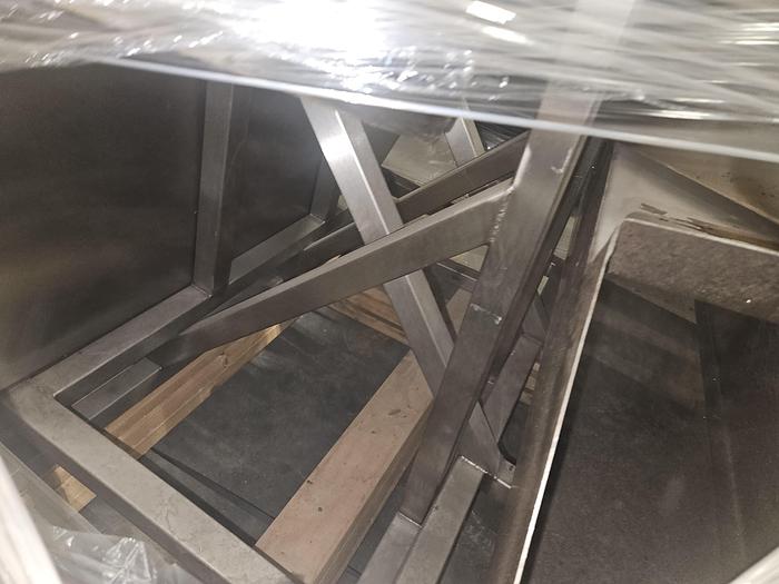 Used Stainless Steel Conveyors 10 Ft long x 10" wide 220v 3 Phase 