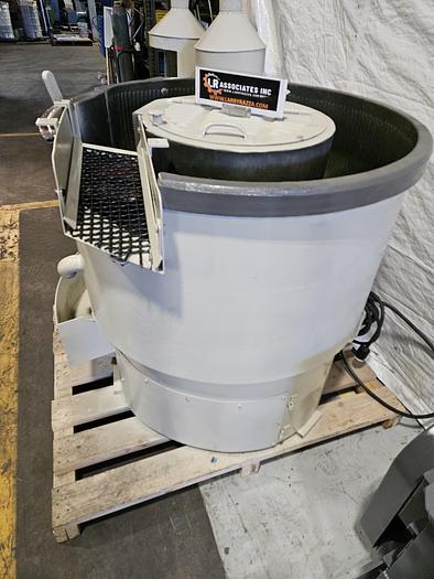 Used Sweco 10 Cubic FT Vibratory Finisher with Automatic Separation Smooth Polish Metal Plastic Fast Pristine! 