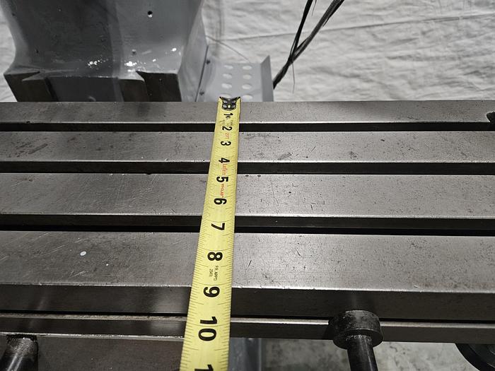 Used 2 HP Vari-Speed Bridgeport Milling Machine with Mitutoyo DRO Power Feed 230V 3 Phase