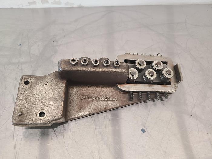 Used Wire Stock Straightener Multi Roll 90 degree transition 2 Plane Brass Steel Silver