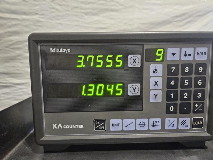 Used 2 HP Vari-Speed Bridgeport Milling Machine with Mitutoyo DRO Power Feed 230V 3 Phase