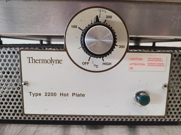Used Thermolyne Type 2200 Hot Plate Laboratory Heating Table 120V