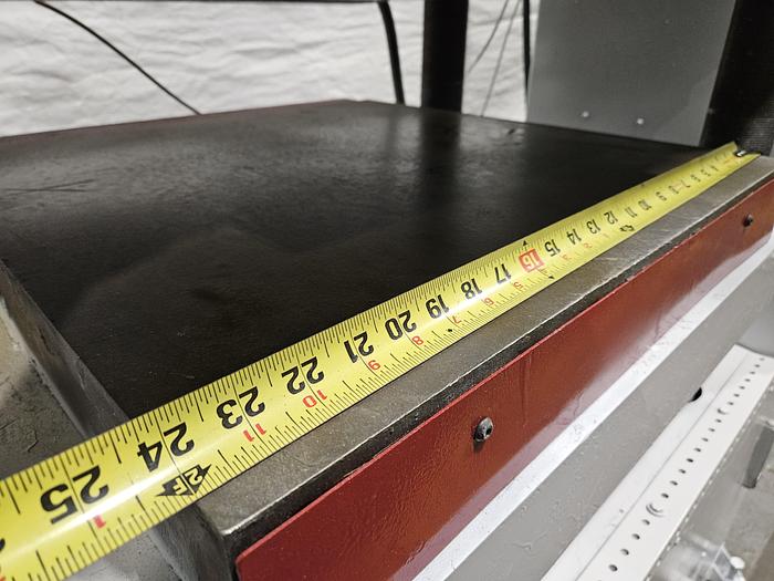 Used Wabash 100 Ton Hydraulic Press Model# 100-2424-STMAC with Heated Platens Molding & Laminating 