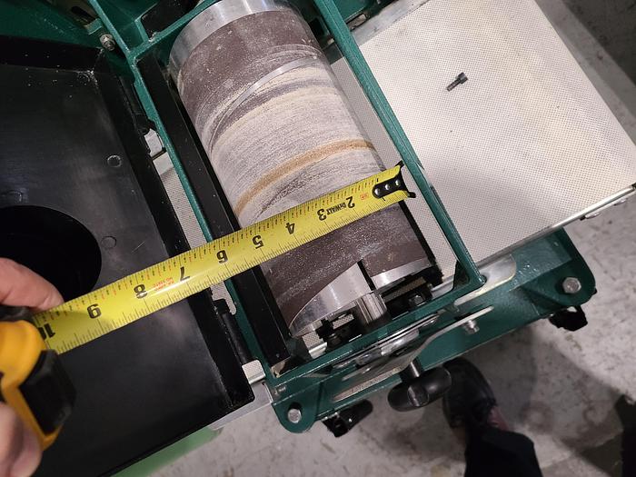 Used 2019 Grizzly Model G0716 10 Inch Drum Sander Conveyor Sand Wood