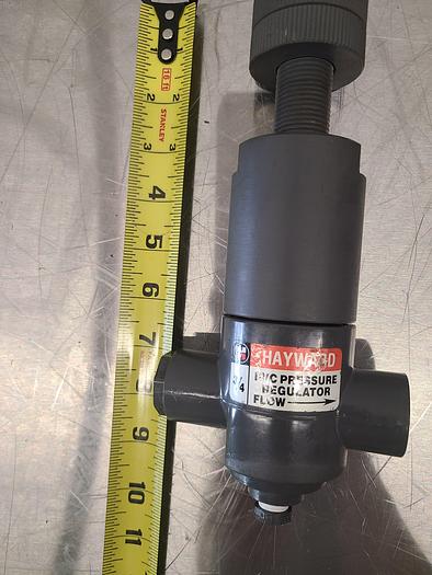 Used Hayward PR10075PE 3/4 PVC Pressure Regulator Valve 