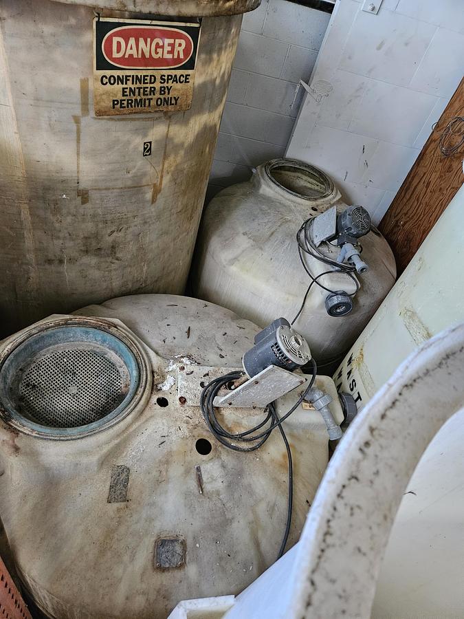Used Large Waste Treatment Tanks Various Sizes Available