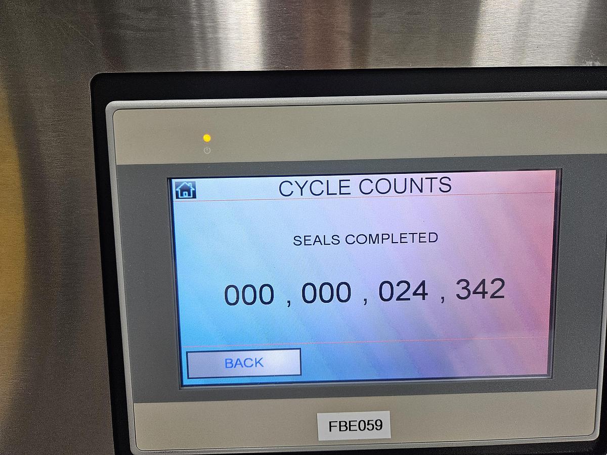 Used Packworld 5000 Series 60" Heat Sealer with Touch Screen TOSS Technology Bag Sealing Bio Medical