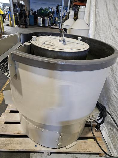 Used Sweco 10 Cubic FT Vibratory Finisher with Automatic Separation Smooth Polish Metal Plastic Fast Pristine! 