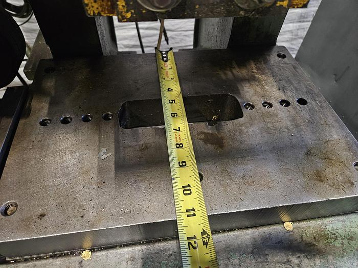 Used 15 Ton Rousselle Punch Press Air Clutch Air Brake 2" Stroke Variable Speed Control