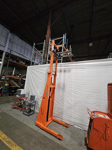 Used Presto BT8127-MOD Electric Lift Truck 126 inch high lifting 200 Lbs. Manual Drive