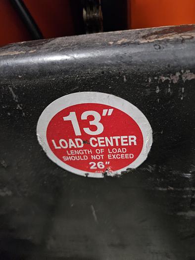 Used Presto Electric Lift Truck Manual Push Model C62 counterweight stacker 1000 Lb Capacity 