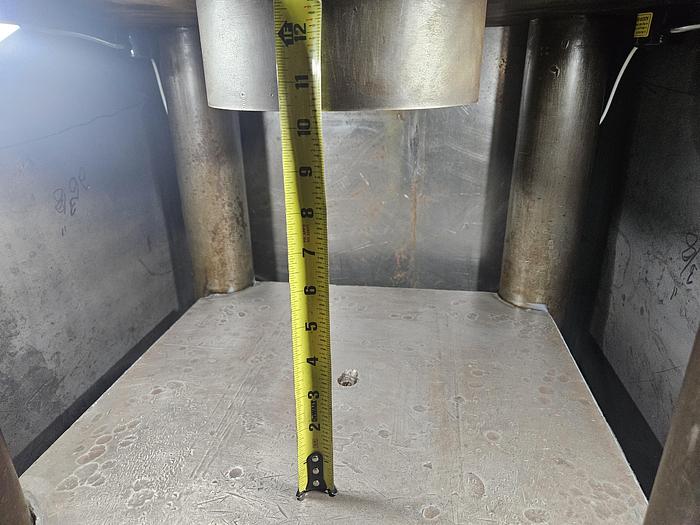 Used Clifton 200 Ton Hydraulic Hobbing Coining Press Metal Forming Brass Copper Steel Gold Silver 