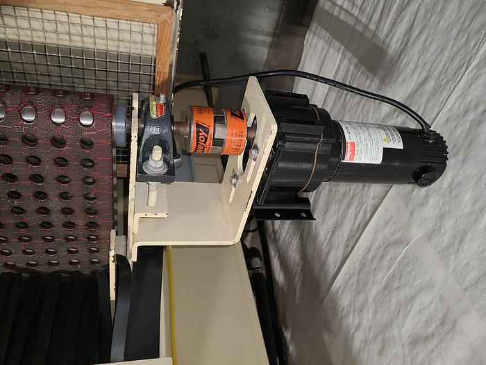 Used Empire Automatic Inline Conveyer Sand Blasting Machine Complete System Model # IL 885