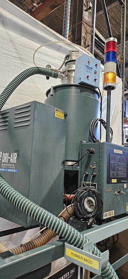 Used DRI-AIR ARID-X 35HM DESICCANT RESIN DRYER – DUAL RECEIVER CONTROL – DIGITAL DEW POINT SYSTEM – 480V 3 PHASE – TESTED