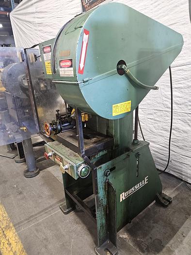 Used 15 Ton Rousselle Punch Press Air Clutch Air Brake 2" Stroke Variable Speed Control