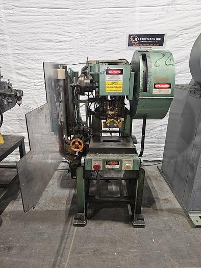 Used 15 Ton Rousselle Punch Press Air Clutch Air Brake 2" Stroke Variable Speed Control