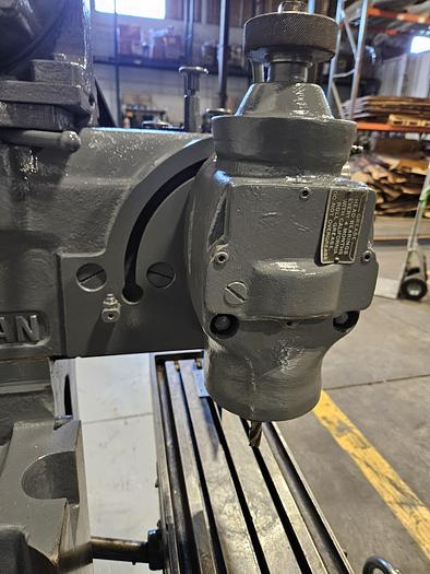 Used Van Norman No. 12 Milling Machine with Power Feed & Rotating Vise 220V 3PH