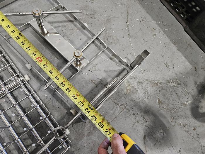 Used Stainless Steel Industrial Dishwasher Racks that fits AMSCO 400