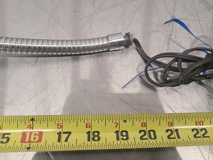 Used 16 inch Work Light Goose Neck Industrial steam punk lamp machine articulating 110V