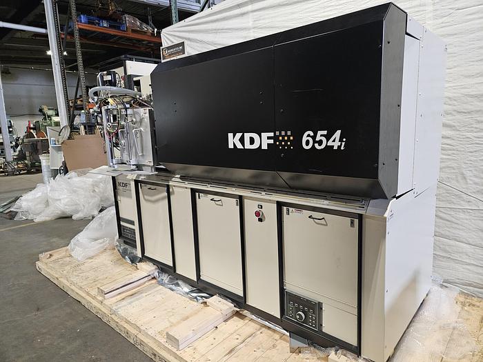 Used KDF 654i sputtering batch systems dual load lock in-line RF / DC side