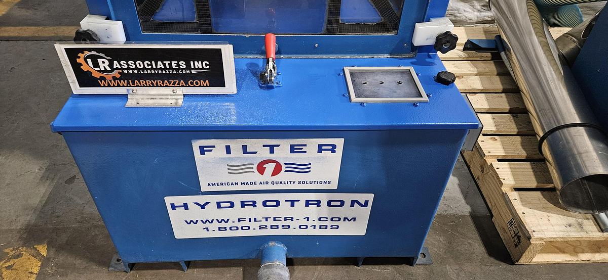 Used FILTER 1 HYDROTRON WET DUST COLLECTOR – 1000 CFM – COMBUSTIBLE DUST SAFE – 460V 3PH