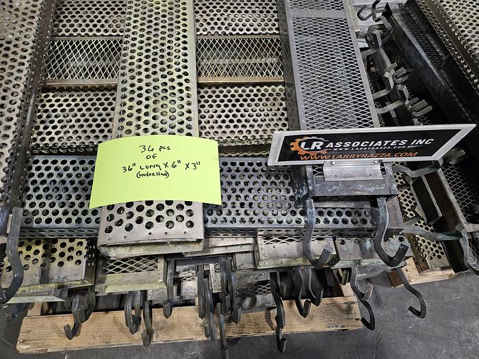 Used Lot of 36 Anode Baskets Titanium for Electroplating Plating Anode Holders for Tank... one price!