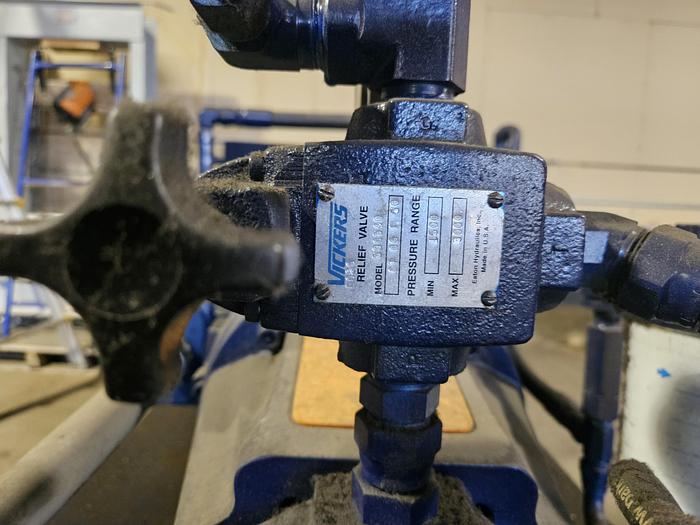 Used Hydraulic 24" Metal Shear Cut 1/4" Brass or Copper Plate