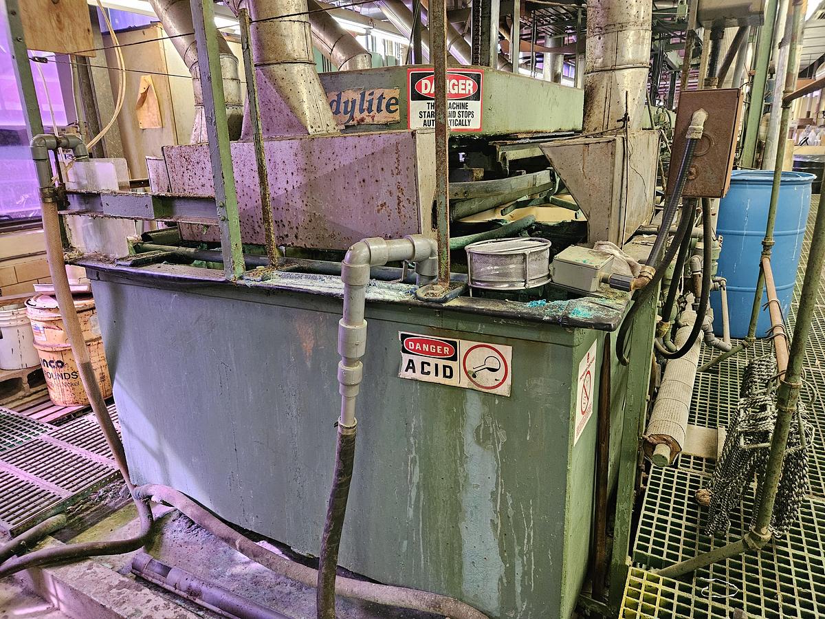 Used Udylite Cyclemaster 36-ft Automation Plating Line Machine