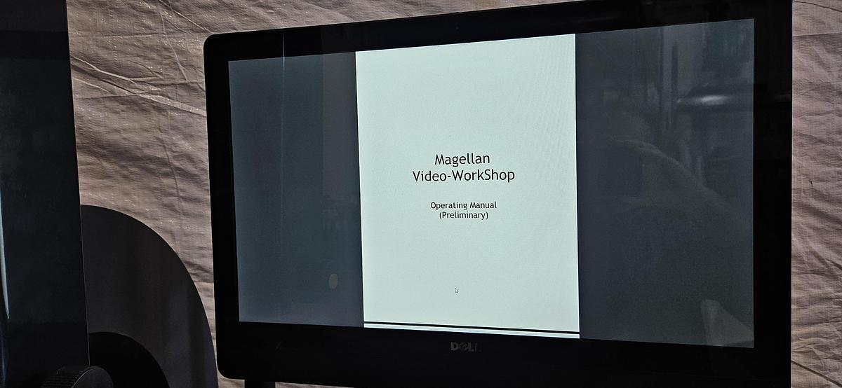 Used MAGELLAN V200 VIDEO MEASURING SYSTEM – 3-AXIS OPTICAL INSPECTION – VIDEO-WORKSHOP SOFTWARE – ORIGINAL DELL ALL-IN-ONE COMPUTER – MOTORIZED ZOOM – COMPLETE SYSTEM – TESTED & WORKING