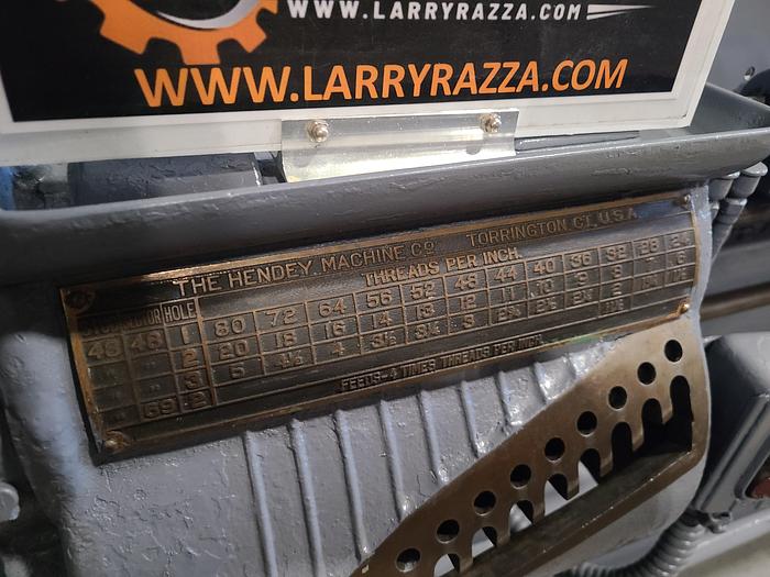 Used Hendey Metal Lathe 15 Inch Swing x 50 Inch Bed with Tooling