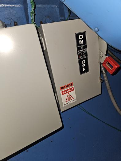 Used Clumbia 406PSG Power Shear Cuts 1/4" Mild Steel 92" Blade Length with Back Gauge