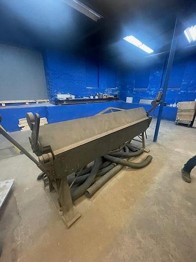 Used Chicago Dreis & Krump 8 foot 16 Gauge Metal Bending Brake Made in USA