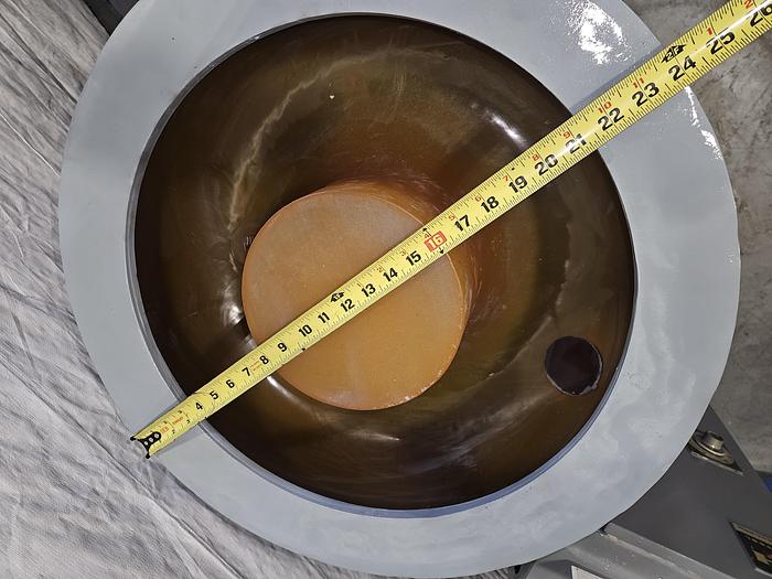 Used Sweco 1.2 Cubic Ft Vibratory Finisher 220V 3 Phase Polish Debur Metal Fast Finishing