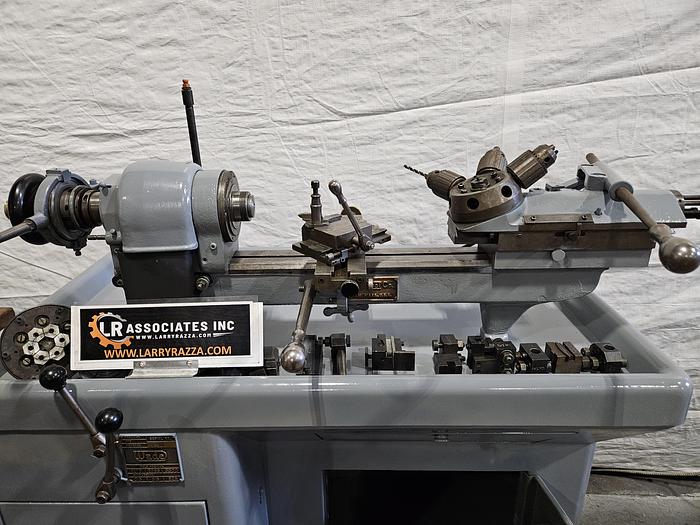 Used Wade American Made Dove Tail Turret Metal Lathe with Tooling RARE!