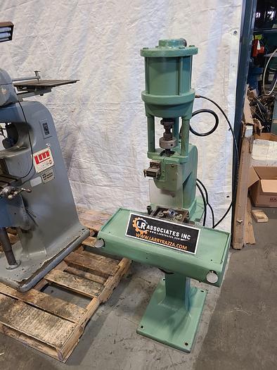Used Hugold Air Press Stamping Assembly Crimping 110 Volt