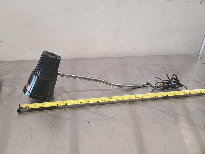 Used 16 inch Work Light Goose Neck Industrial steam punk lamp machine articulating 110V