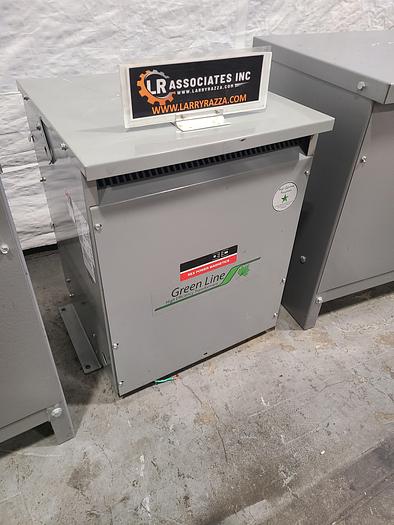 Used Green Line Rex Power Magnetics 3 Phase Transformer Primary 208 Secondary 416Y/240 75KVA TESTED!