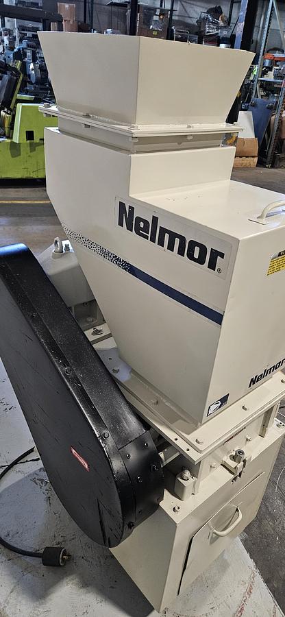 Used NELMOR G1012LS PLASTIC GRANULATOR – 5 HP - 10" x 14" FEED OPENING – 1/4" SCREEN – 230 VOLT 3 PHASE – TESTED & RUNNING