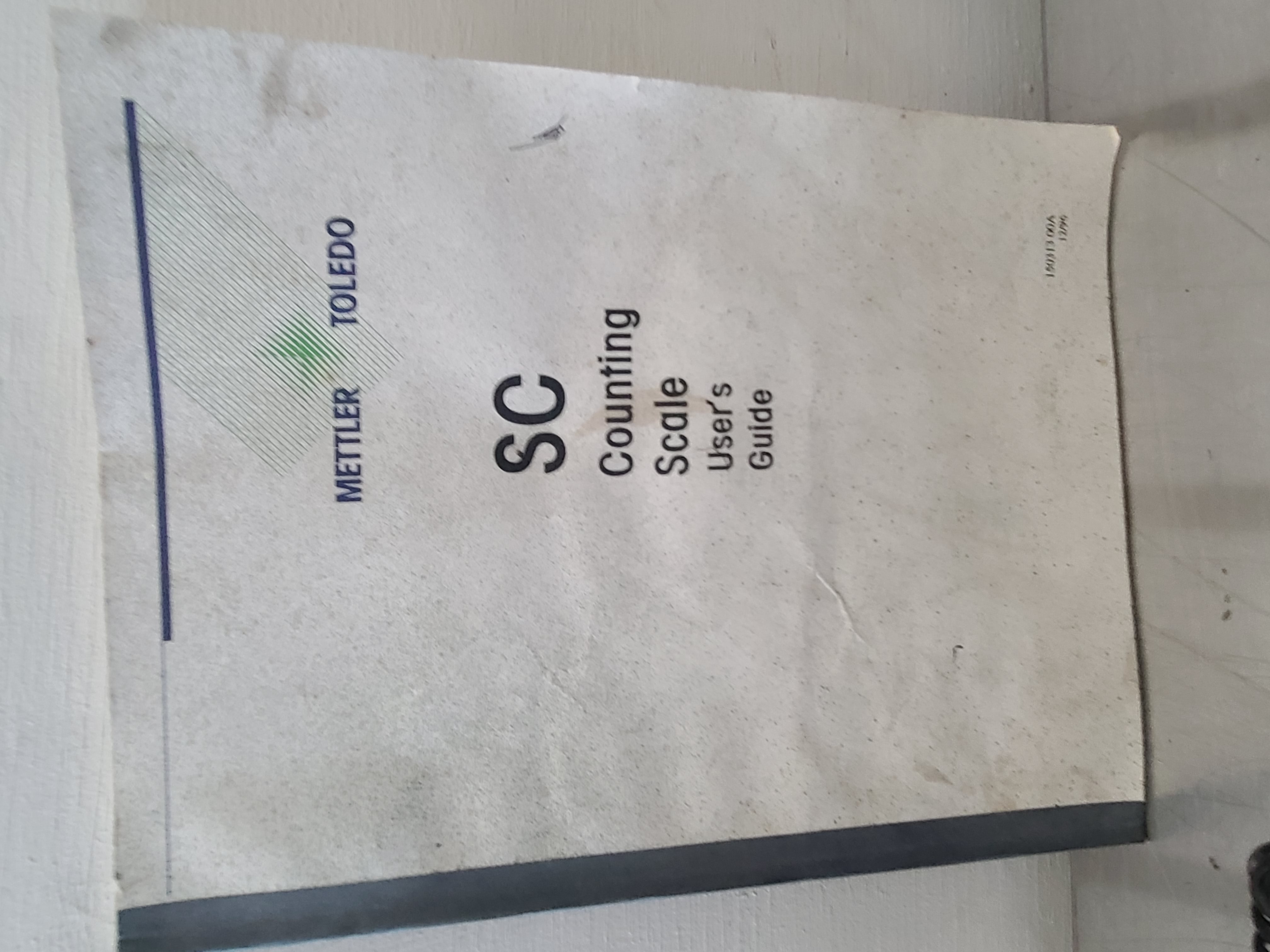 Used Mettler Toledo SC Counting Scale Capacity 60 x 0.01 Lb 120V