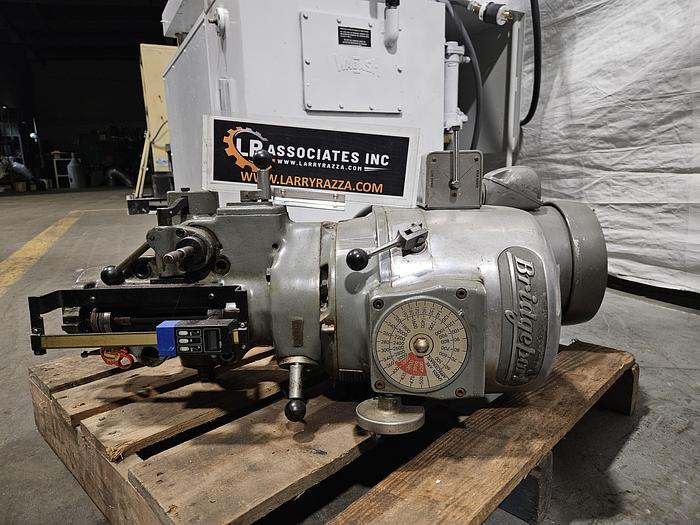 Used Bridgeport Variable Speed Mill Head 1-1/2 HP 230V 3 Phase HEAD REPLACEMENT ...TESTED!!!