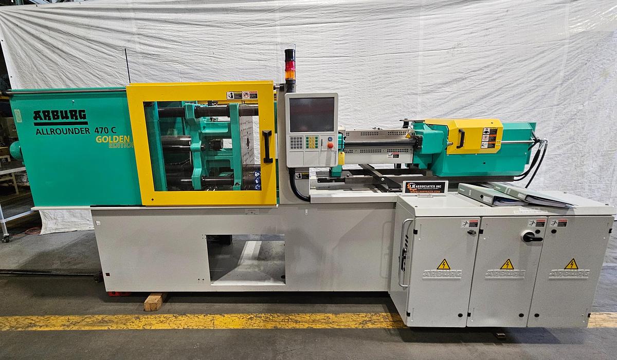 Used 2016 Arburg 470 C 1500-400 Golden Edition 165 Ton 6.5 oz. Allrounder Injection Molding Machine PRISTINE!!!