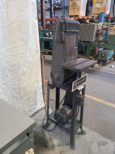 Used 6 Inch Dayton Belt Sander 110 Volt Cast Iron Heavy Duty