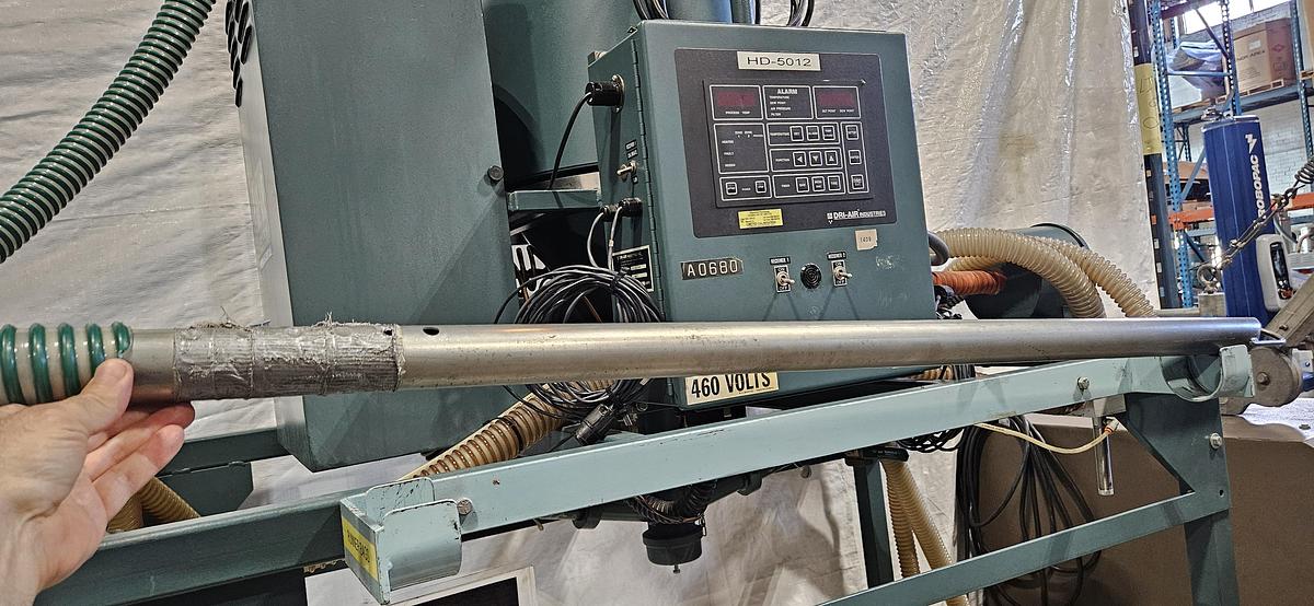 Used DRI-AIR ARID-X 35HM DESICCANT RESIN DRYER – DUAL RECEIVER CONTROL – DIGITAL DEW POINT SYSTEM – 480V 3 PHASE – TESTED