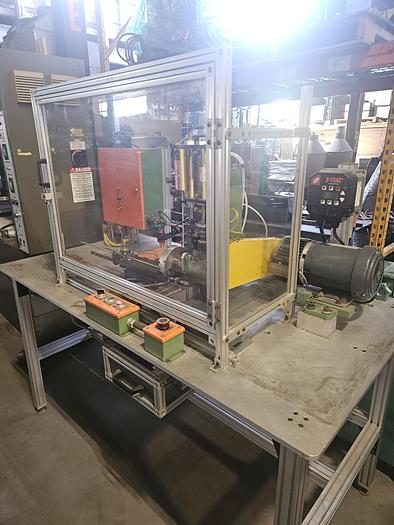 Used Automatic Tube or Rod Cutting Sawing Machine Feed & Cut Continuously cuts length