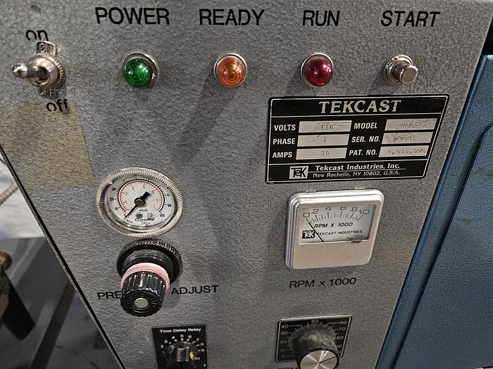 Used Tekcast Tek18 Refurbished Front Loading Spin Casting Machine Fishing Lures Sinkers Lead Jig heads